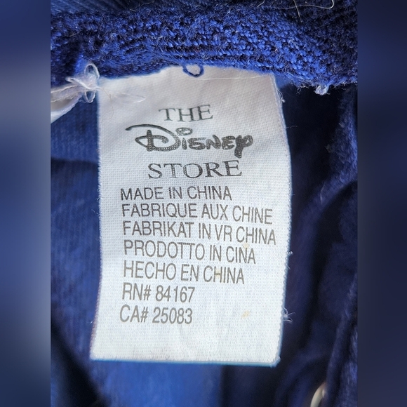 SOLD - Disney Backpack Blue/Red with Mickey, Duffy Duck and Goofy Embroided - Picture 12 of 14